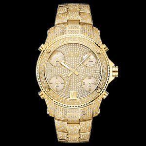 $7200 MSRP | JBW Men's Luxury Jet Setter 2.34 CTW Diamond Watch